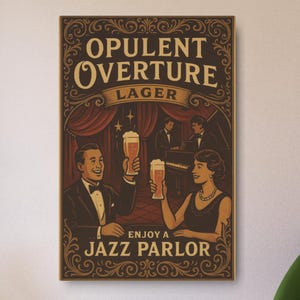 Vintage Beer Ad Metal Wall Sign - Retro Mancave Decor, Brewery Bar Plaque, Pub Wall Hanging, Unique Tavern Art, Rustic Beer Sign