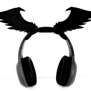 Archangel Wings for Headphones, Headset & Cosplay Props.  Twitch Streamer Gaming Headset Attachment