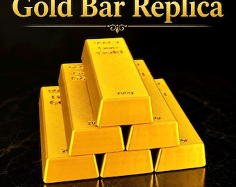 Gold Bar Replica - 3D Printed Fake Gold Décor Piece - Etsy