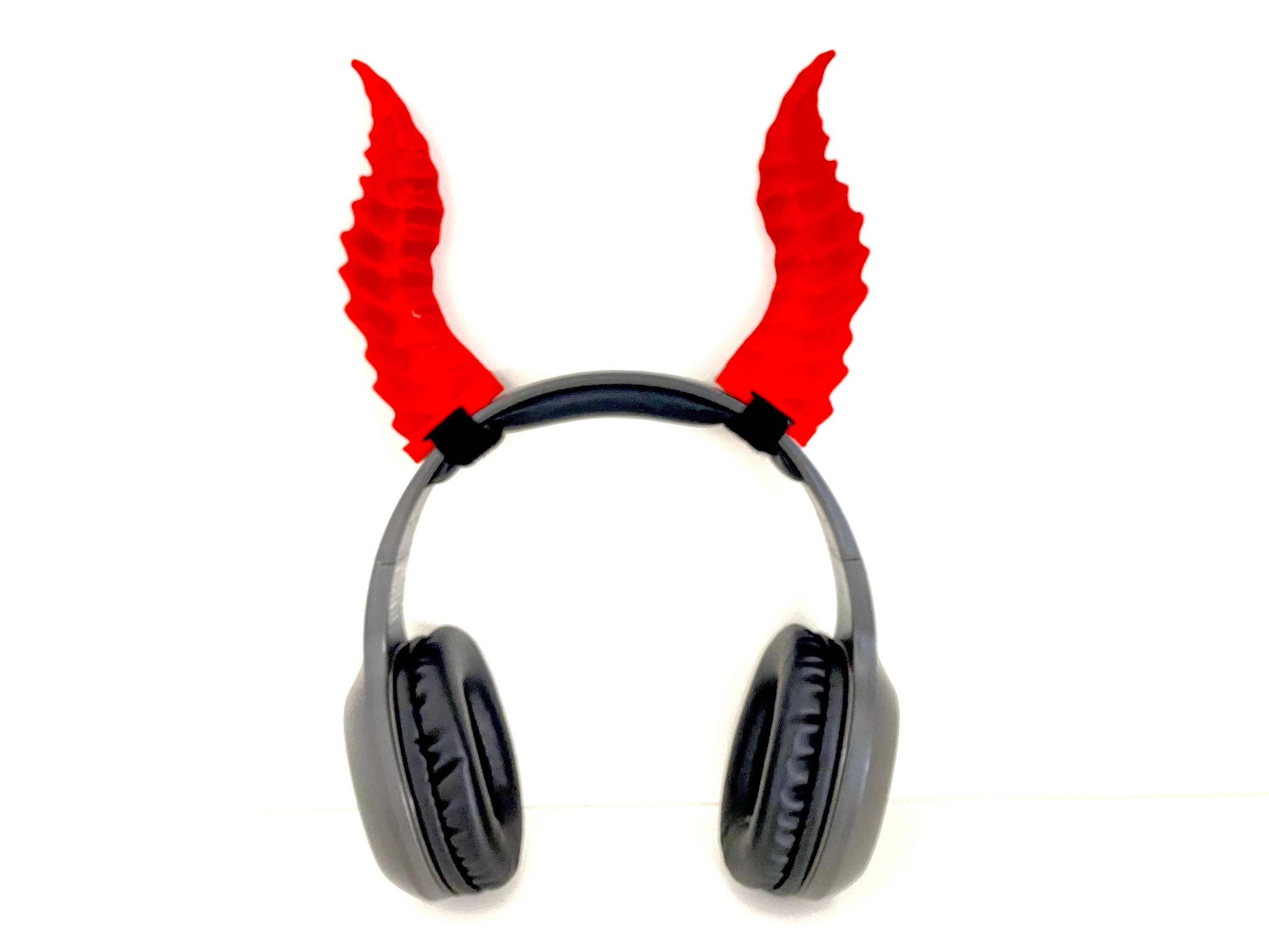 Diablo Horns for Headphones Headset & Cosplay Props. Twitch Etsy