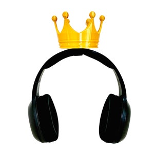 Princess Crown for Headphones, Headset & Cosplay Props.  Twitch Streamer Gaming Headset Attachment