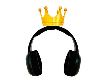Prinzessin Krone für Kopfhörer, Cosplay & Accessoires. Twitch Streamer Gaming-Headset Aufsatz