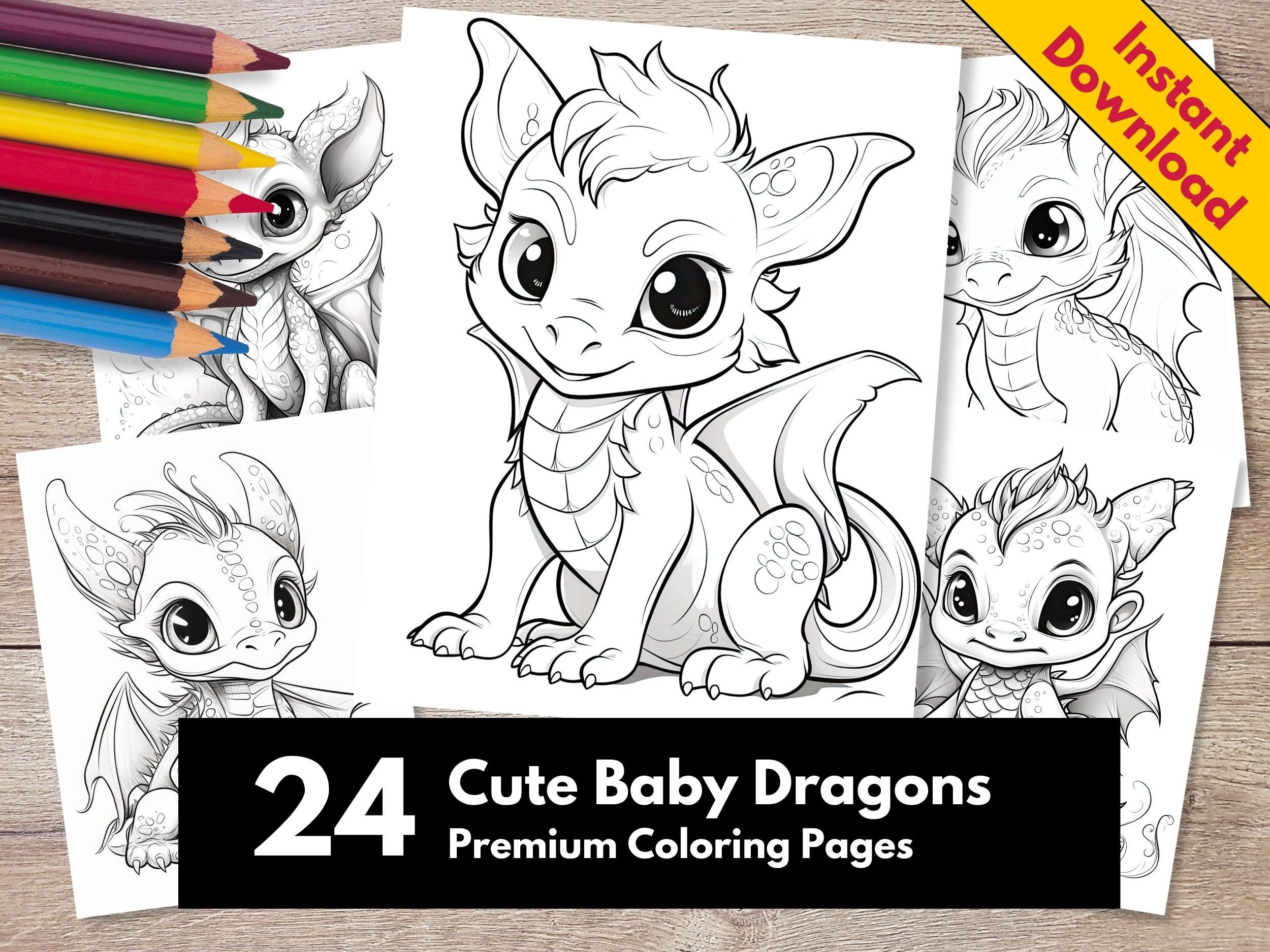 Dragon Coloring Pages - Our 26 Free Dragons to Print and Color