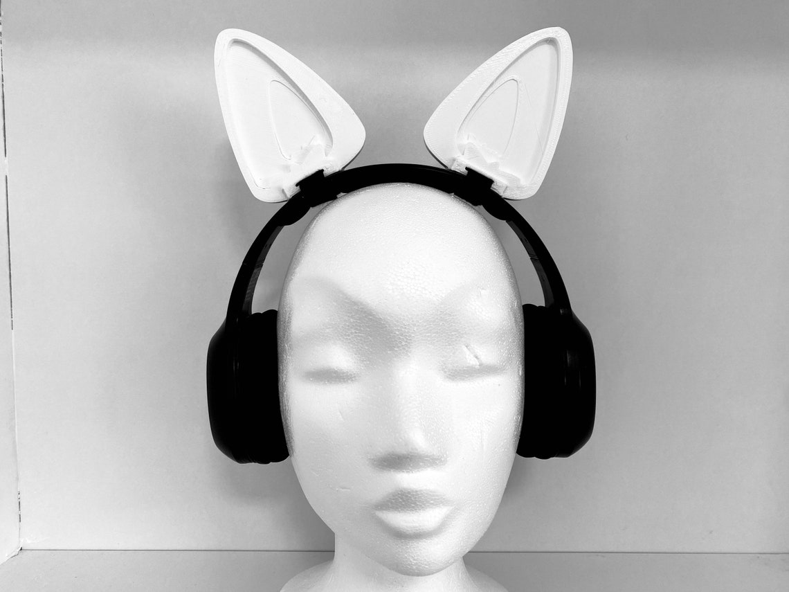 Arctic Fox Ears for Headphones Headset & Cosplay Props. Etsy