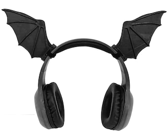 Bat Wings Headset Attachments & Cosplay Props.  Twitch Streamer Gaming Headset Attachment