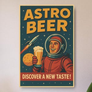 レトロなビールメタルアートサイン - 男の隠れ家の壁装飾、ヴィンテージバーの飾り板、ユニークな醸造所の吊り下げアート、素朴なパブの装飾、居酒屋の看板