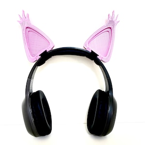 Cute Fox Ears for Headphones, Headset & Cosplay Props.  Twitch Streamer Gaming Headset Attachment