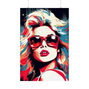 Bold Pop Art Female Comic Portraits - Epic Retro Comic Posters