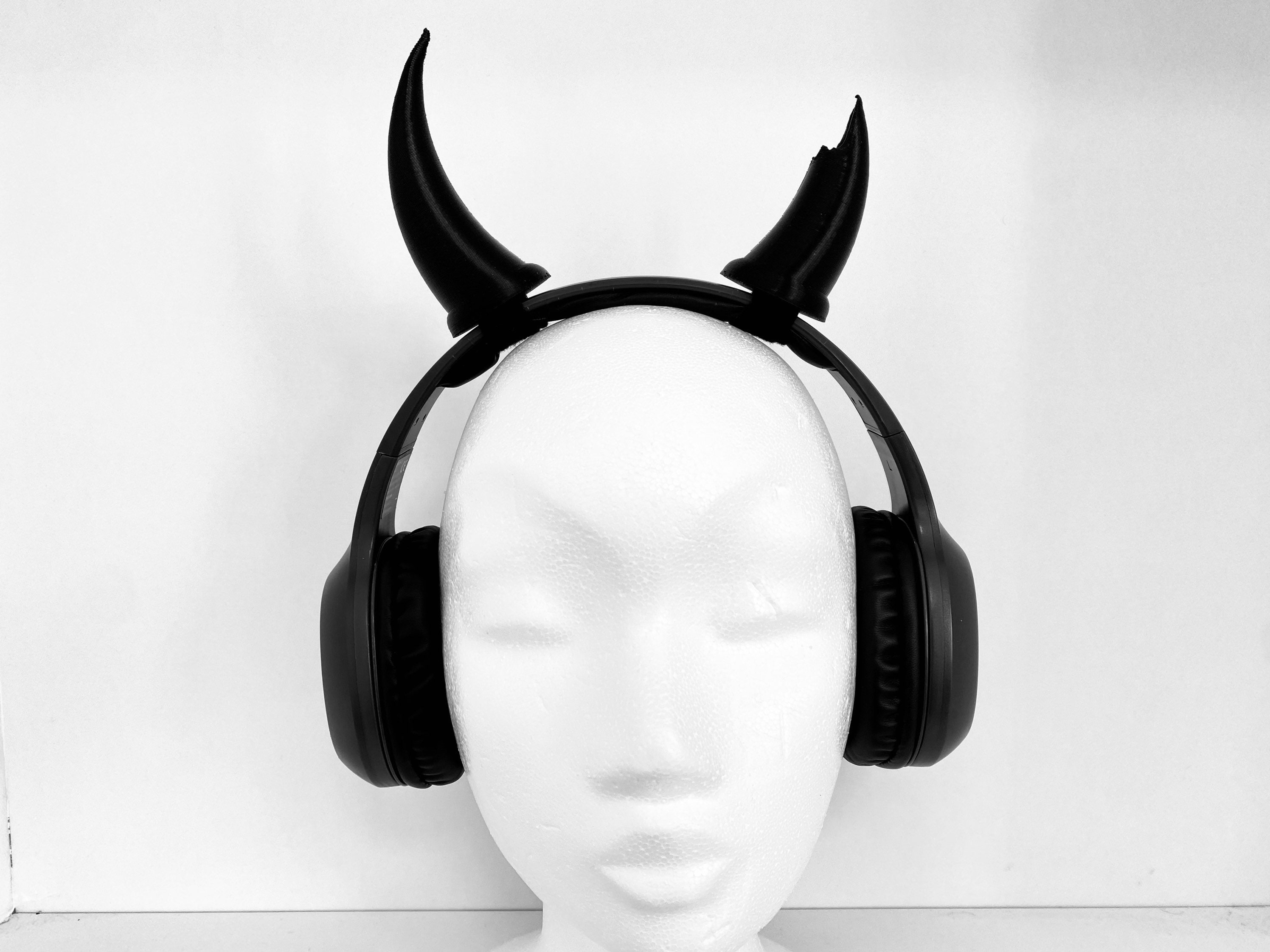 Broken Devil Horns for Headphones, Headset & Cosplay Props. Twitch ...