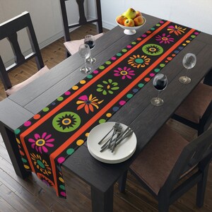 Traditional Mexican Table Runner | Table Decor |  Housewarming Gift | Cotton Tablecloth | Cotton Table Runner |  Beautiful Table Run