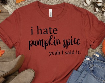 Odio calabaza especia Descargar PNG - Sí Lo dije png - Thankgsgiving Digital Descargar - Otoño png