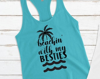 Beachin' With My Besties PNG - Beach Trip Digital Download
