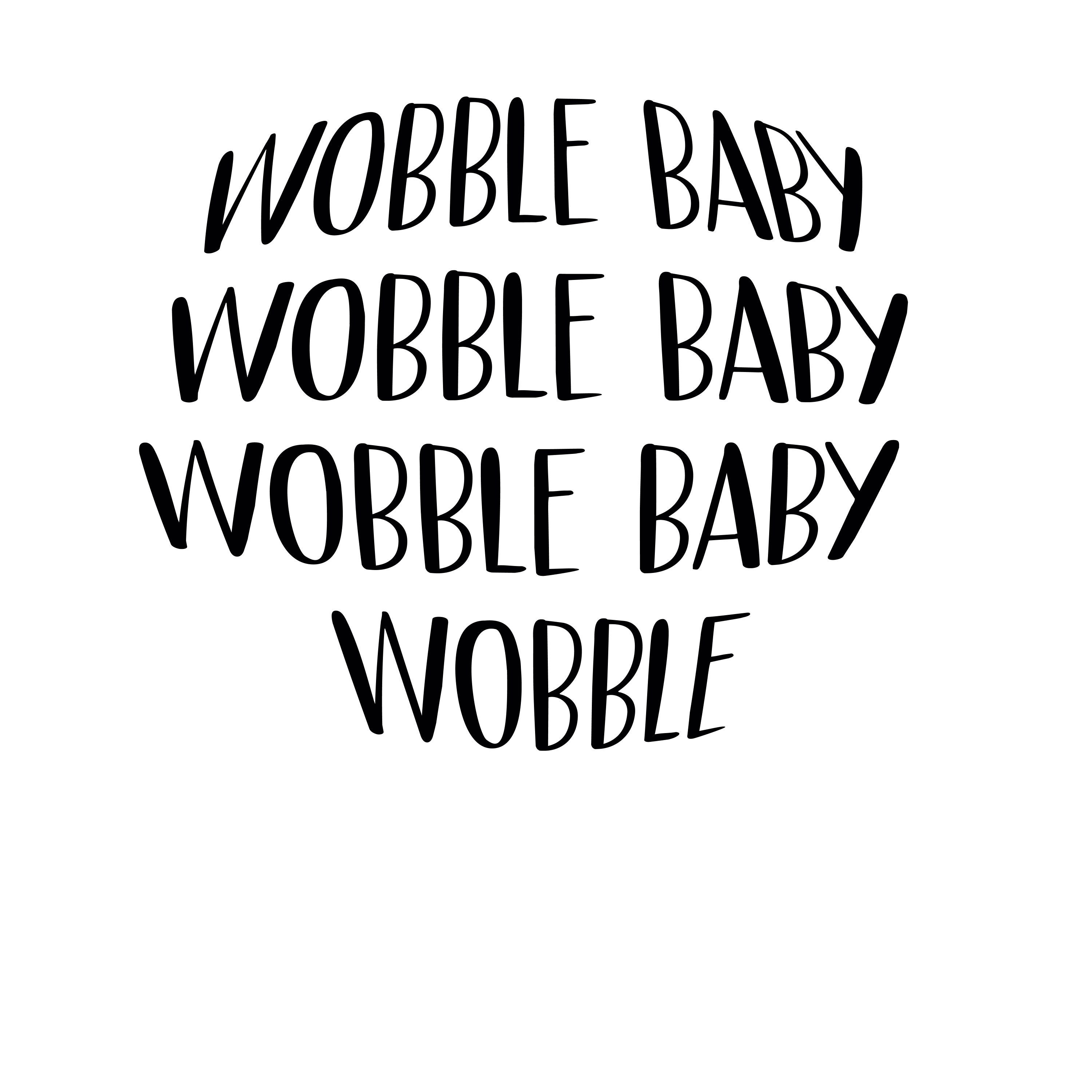 Wobble Baby PNG The Wobble Dance PNG Wobble Digital Etsy