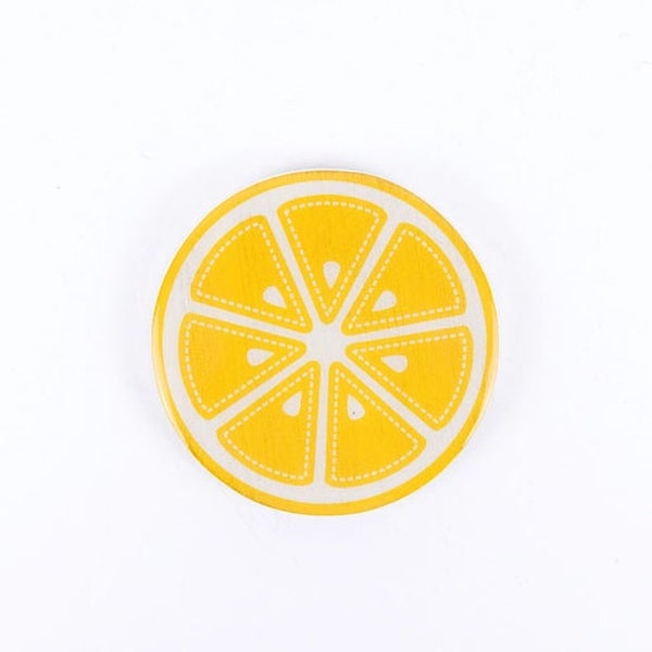 Lemon Coaster | Magnet Lemon Accent Decor
