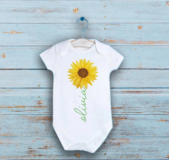 sunflower onesie