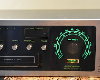 Vintage Pioneer Stereo Receiver and 8 Track Player