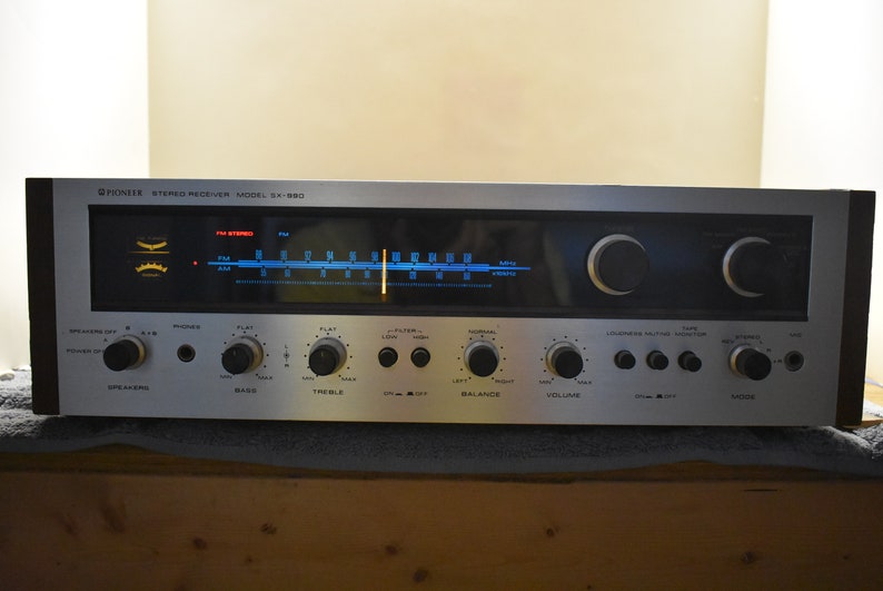 Vintage Pioneer SX990 Stereo Receiver Etsy
