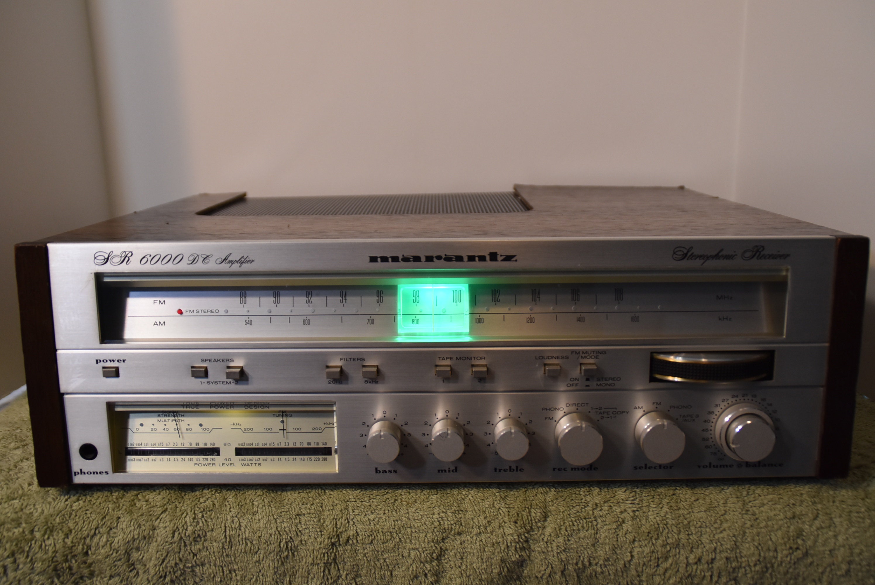 Vintage Marantz SR6000 Stereo Receiver 70 WPC Etsy