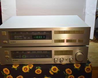 Classic Yamaha Tuner and Amplifier Set