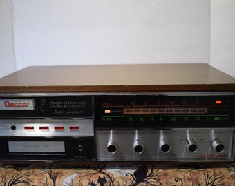 Vintage Decca 8 Track, AM, FM Receiver