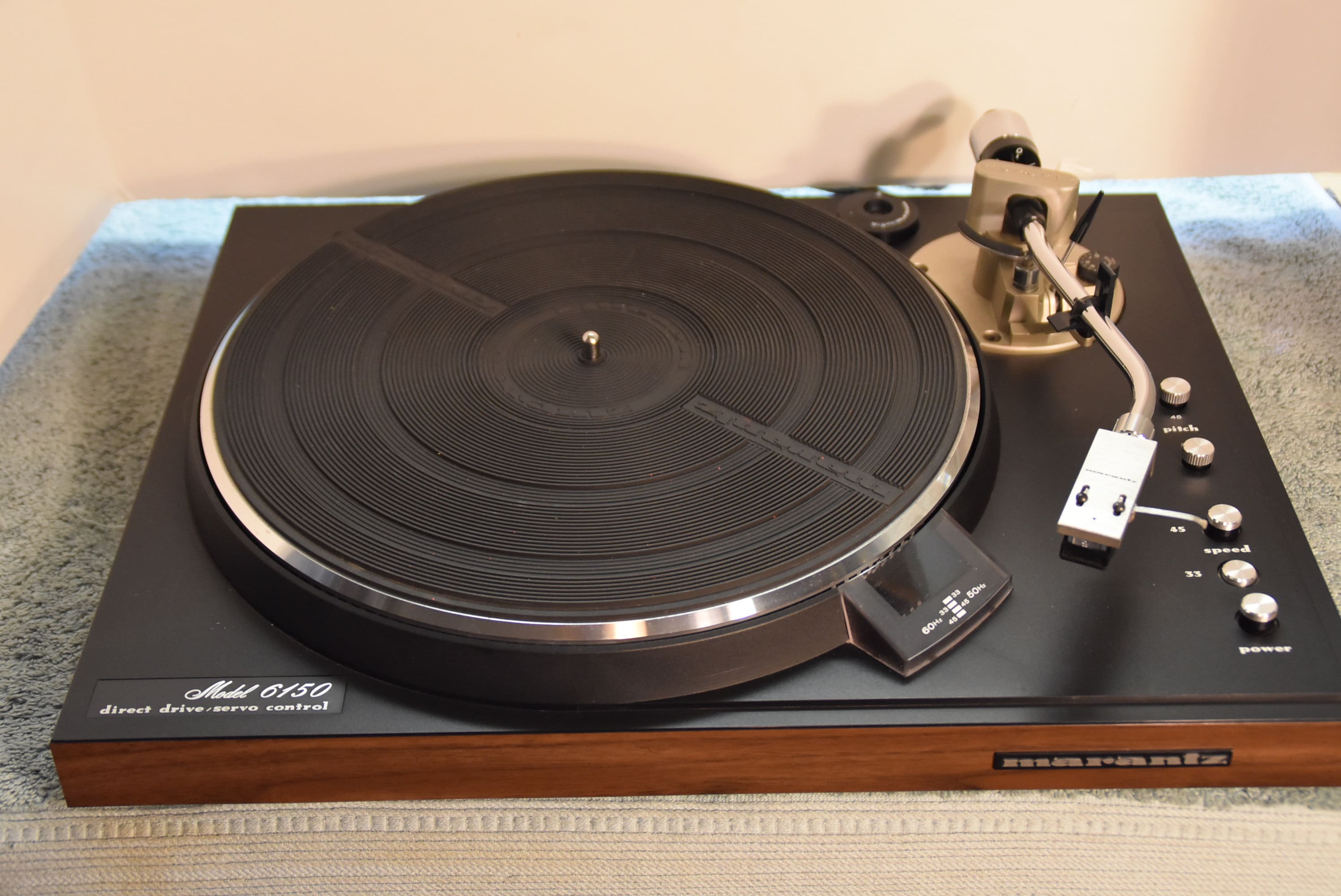 PLATINE VINYLE TOURNE Disque MARANTZ modele 6150 Direct Drive Servo