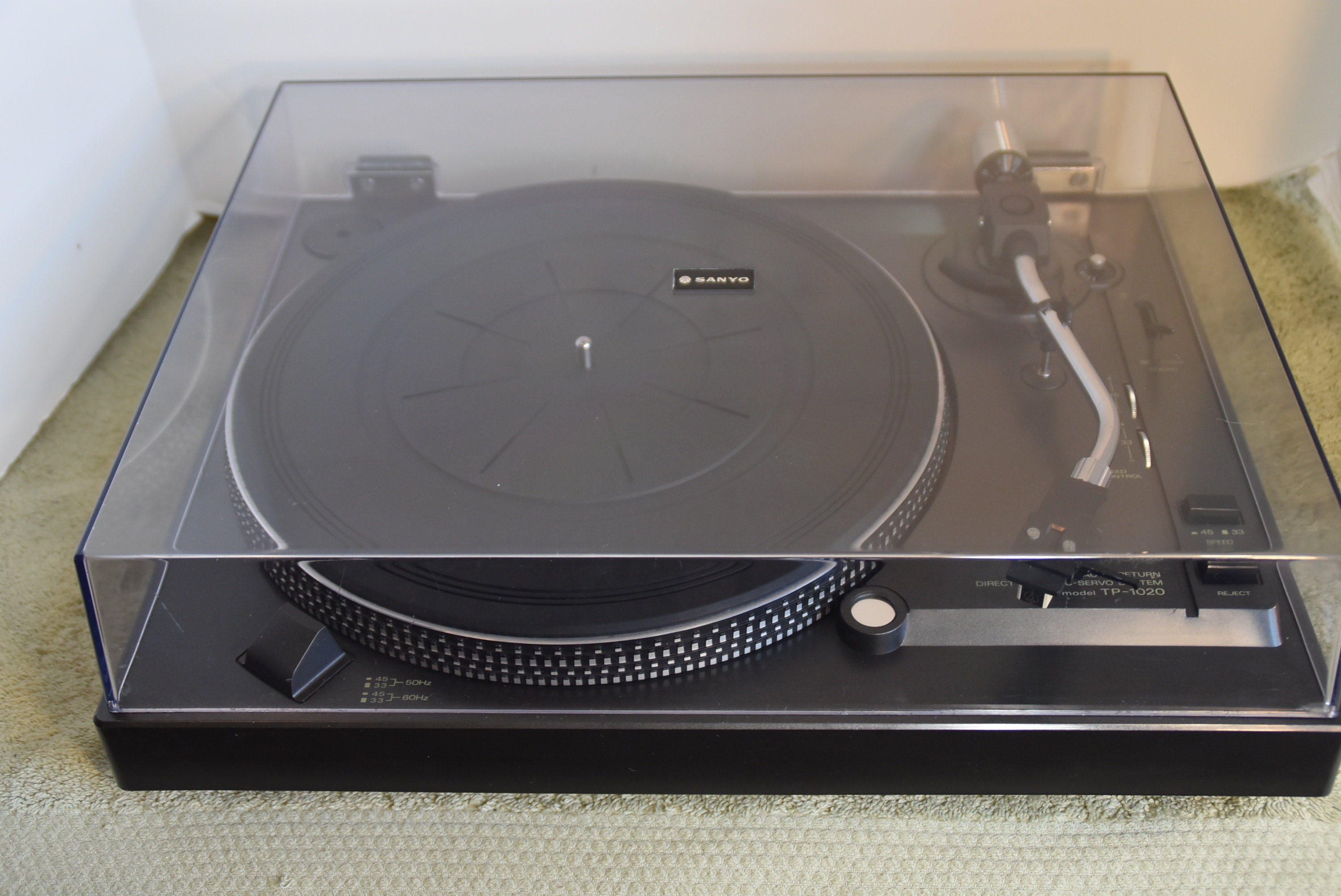Vintage Sanyo TP-1020 Direct Drive Turntable - Etsy