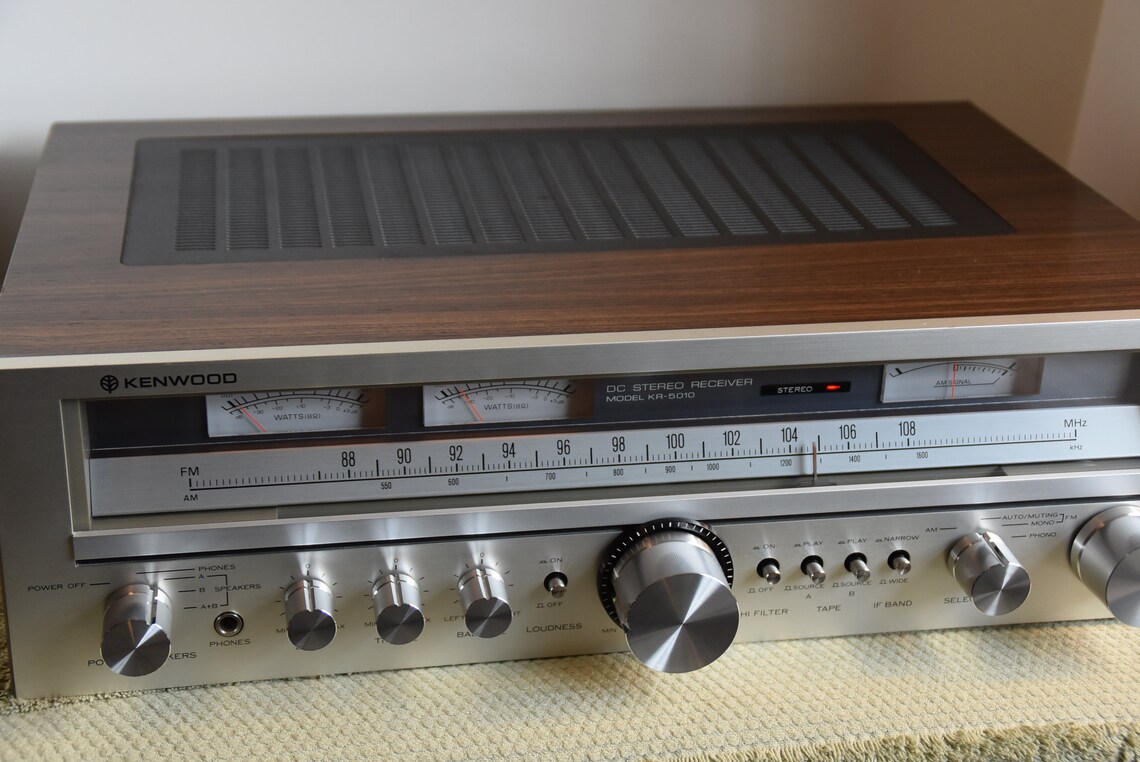 Vintage Kenwood KR5010 Stereo Receiver 45 WPC Etsy