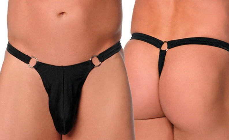 Large Pouch O Ring Men Thong image 1