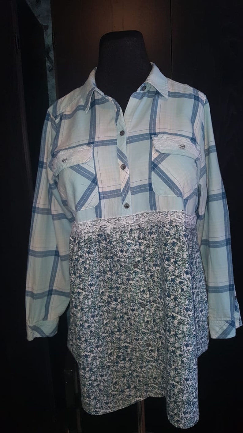 Upcycled Flannel shirt