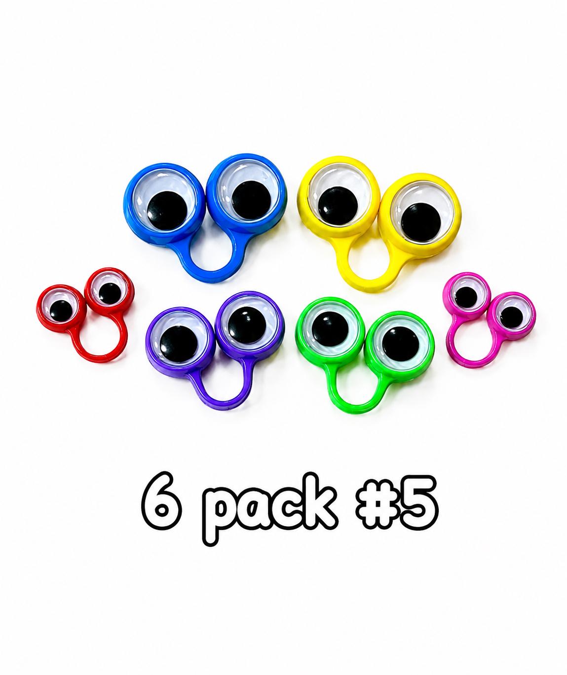 6 Pk Fun Pack Oobi Hand Puppet Eyes Autism Sensory Tool Fidget