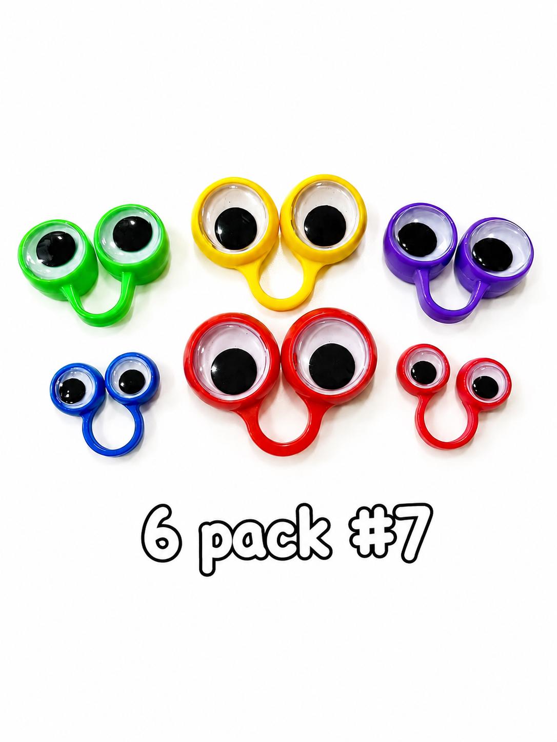 6 Pk Fun Pack Oobi Hand Puppet Eyes Autism Sensory Tool Fidget Play Toy ...