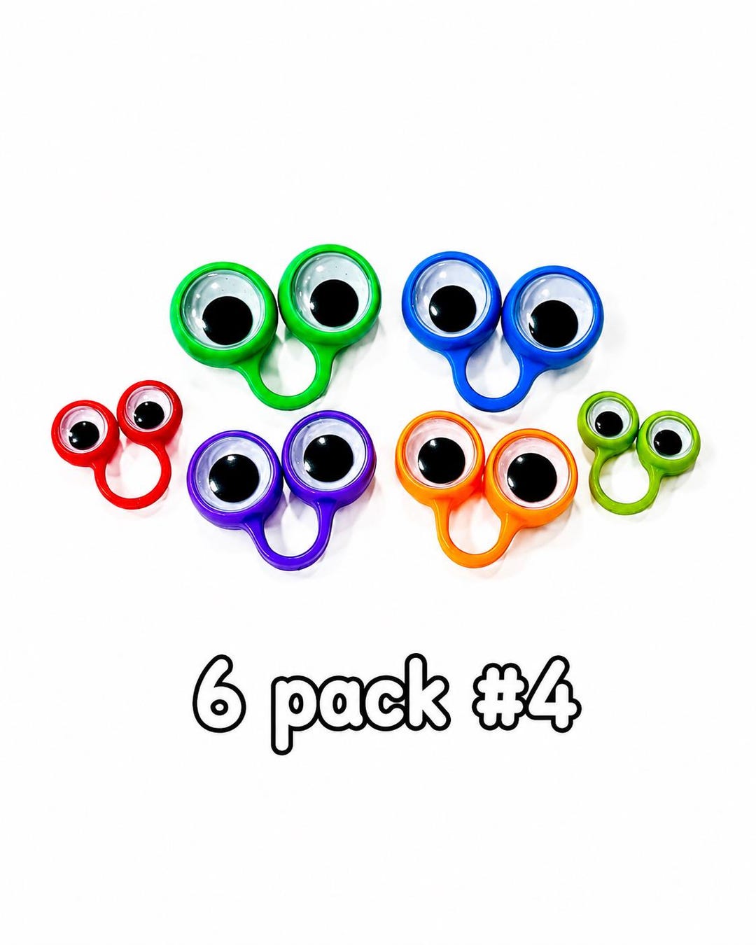 6 Pk Fun Pack Oobi Hand Puppet Eyes Autism Sensory Tool Fidget Play Toy ...