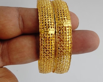 Indian Gift Gold Plated Bollywood Traditional Bangles Bracelet Set Jewelry