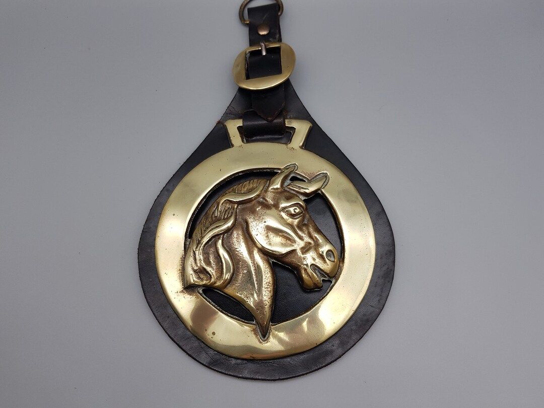 Horse Brass HUGE Oversized Horse Head London English Etsy