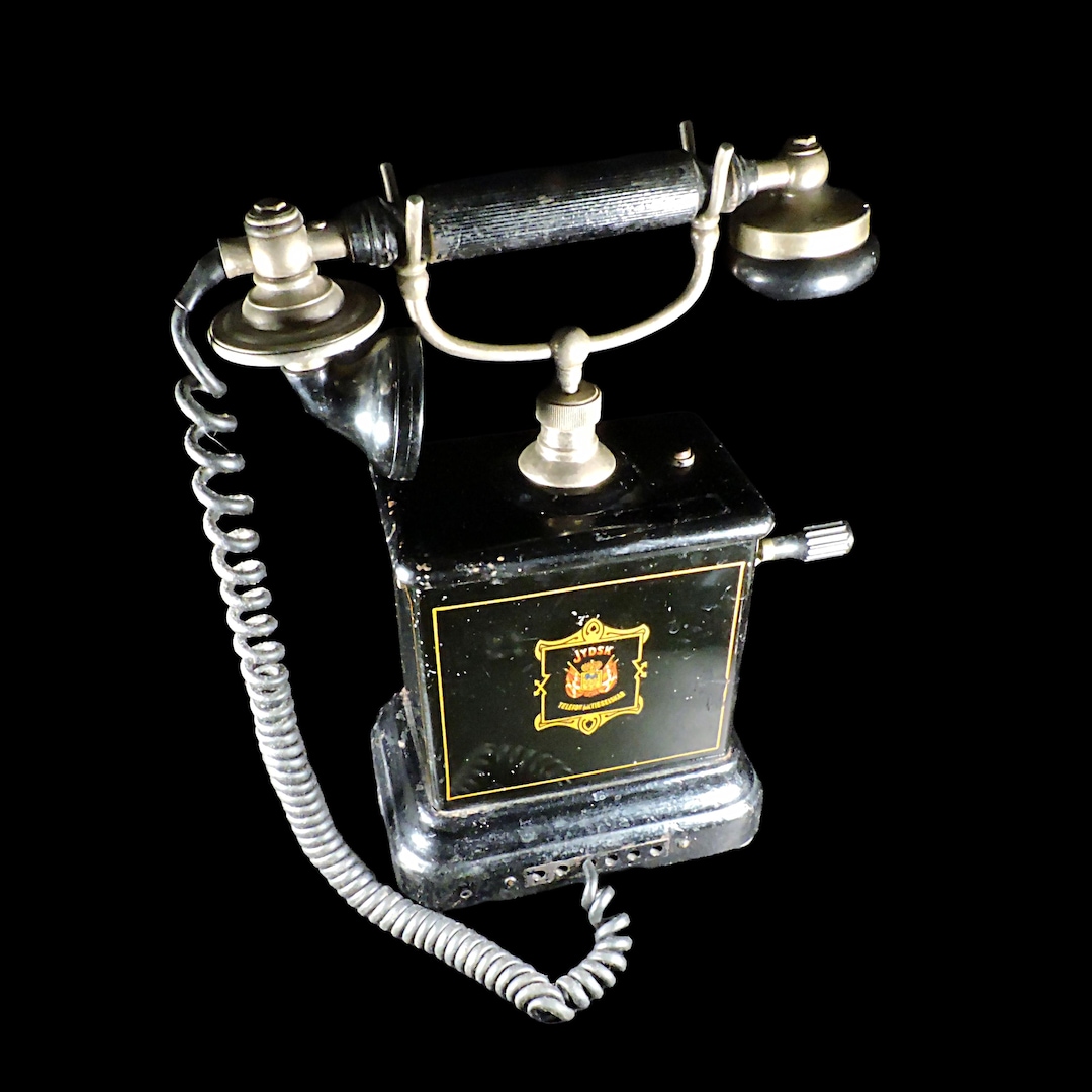 Antique Danish Jydsk Telefon Aktieselskab Hand-crank Telephone - Etsy
