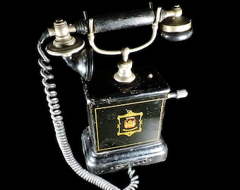 Antique Danish Jydsk Telefon Aktieselskab Hand-crank Telephone - Etsy