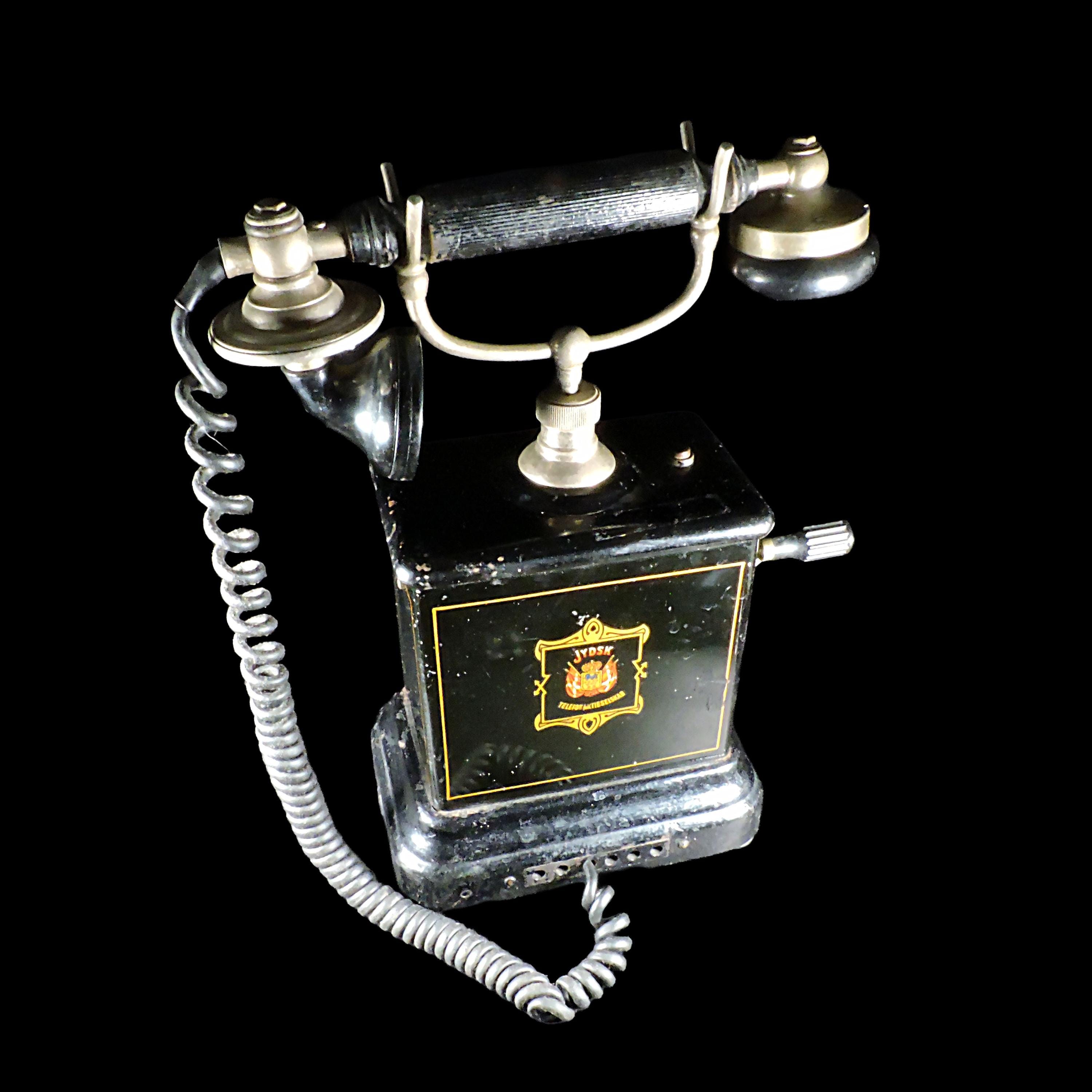 Antique Danish Jydsk Telefon Aktieselskab Hand-crank Telephone - Etsy