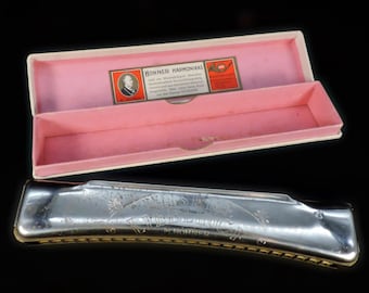 Vintage Hohner Echo Vamper Bell Metal Reed Harmonica - Key of G - Etsy