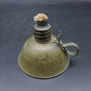 Antique Alcohol Lamp ~ Vintage Alcohol Lamp ~ Small Brass Lamp ~ Brass Finger Lamp ~ Brass Jeweler&#39;s Lamp ~ Laboratory Lamp ~ Early Lamp