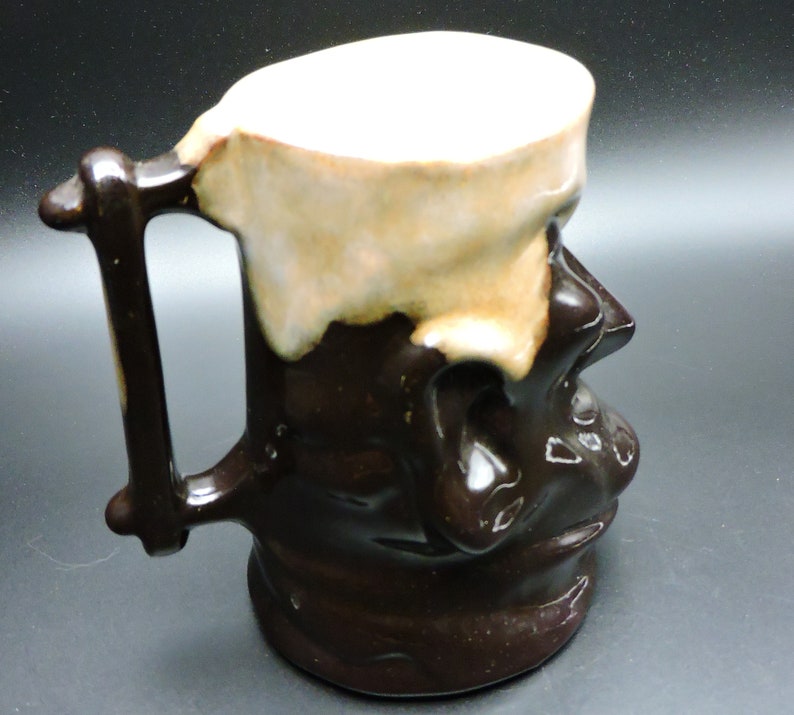 Ceramic Drinking Stein Beer Stein Coffee Mug Old Man Etsy