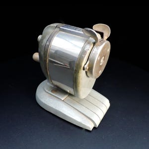 Vintage Pencil Sharpener ~ &quot;BOSTON CHAMPION&quot; Pencil Sharpener ~ Self-Adjusting Sharpener ~ Multi-size Pencil Sharpener ~ Desk Sharpener