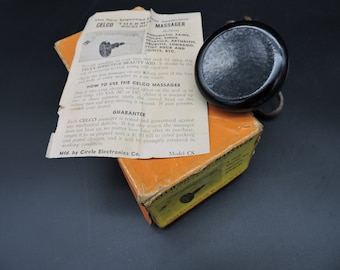Vintage Massager ~ Vintage Heated Massager CELCO Thermal Massager~ Infra Red Heat Massager ~ Corded Bakelite Massager ~ Personal Care Device