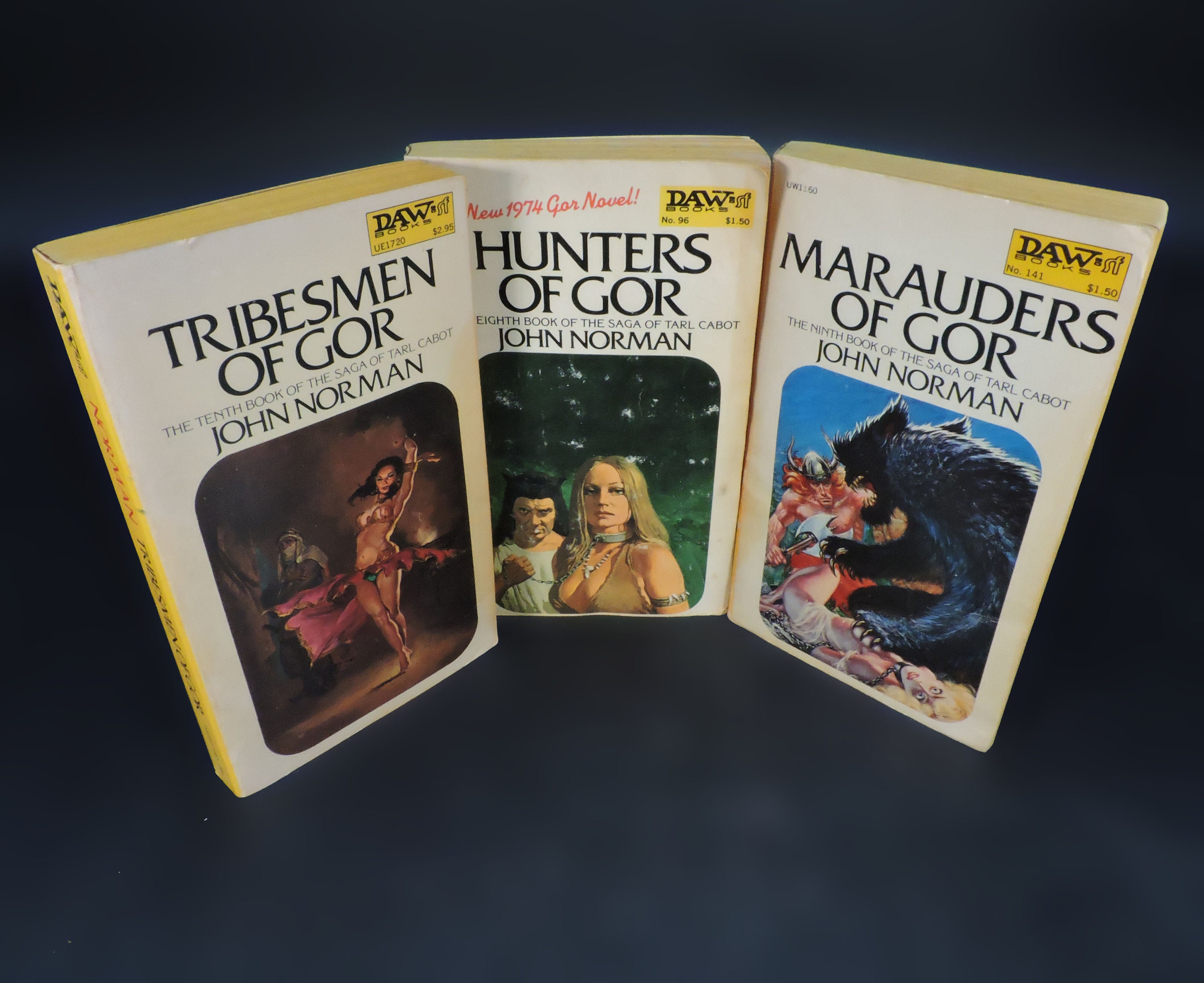 Vintage Gor Fantasy Books ~ Gor Sci-fi Book Lot ~ Gor Counter Earth ...