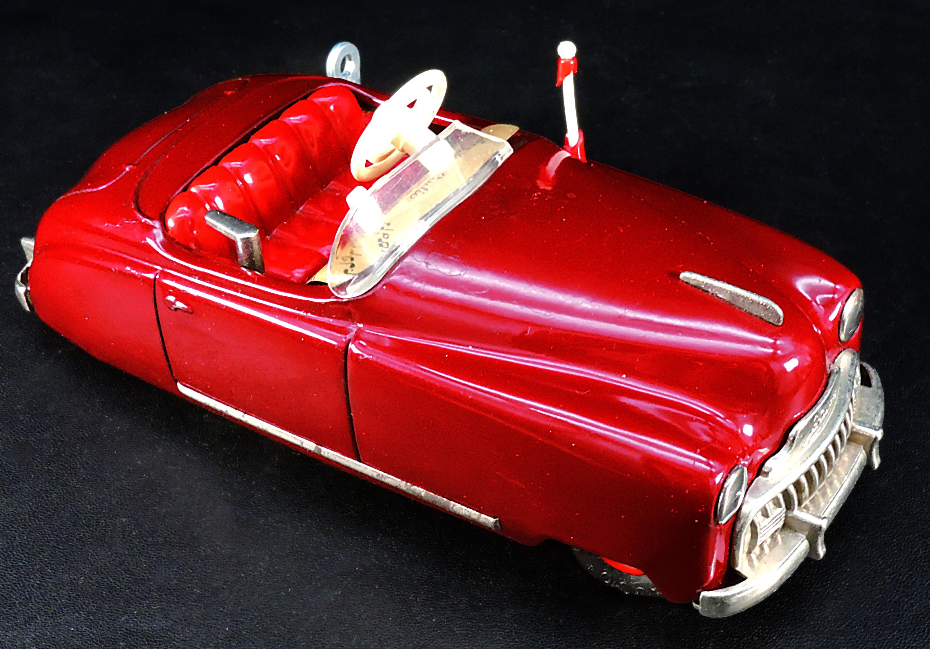Vintage 1950s Schuco Radio 4012 Tin Wind-up Car With Original Box