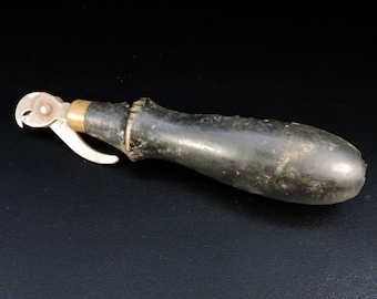 Antique Bottle Opener ~ Early Bottle Opener ~ Old Bottle Opener ~ Wood Handle Opener ~ Primitive Bottle Opener ~ Kitchen Decor
