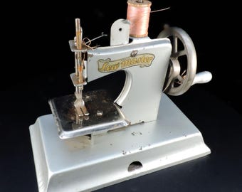 Vintage Toy Sewing Machine ~ Sew Master Sewing Machine ~ Model 555 ~ Made in U.S. Zone Germany  ~ Old Toy Sewing Machine ~ Old Toy Gift