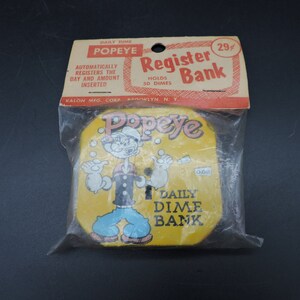 Popeye Dime Bank - Etsy