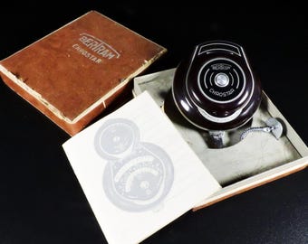Vintage Bertram Chrostar Light Meter ~ Selenium Exposure Light Meter ~  Original Box & Instructions ~ Made in Germany ~ Photography Gift