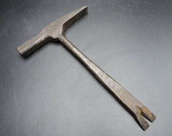 Antique Upholstery Hammer ~ Handmade Upholstery Hammer ~ Vintage Tack Hammer ~ Unique Old Hammer ~ Hand Forged Hammer