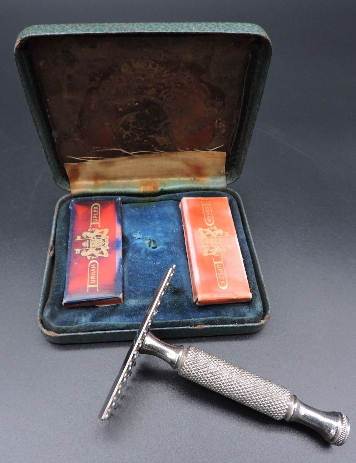 Vintage Durham Duplex Razor ~ Safety Razor & Blades in Case ~ Antique ...